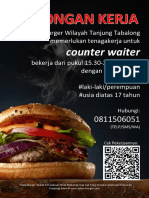 Edam Burger Cari Karyawan