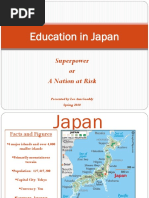 Education in Japan: Superpower or A Nation at Risk