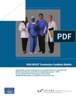 2010 NCLEX Candidate Bulletin