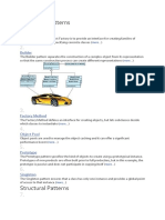 Creational and Structural Design Patterns Overview