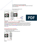 Cara Menentukan Kaki Transistor