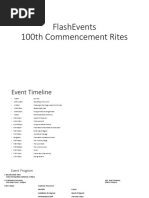 Graduation Ball Program Flow | PDF