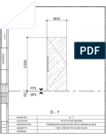 Door No. Location Description Quantity Opening D - 7 14Th Floor (Sauna) Frameless Glass Door (With Smoke Glass)