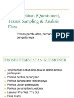 Alat Penelitian (Questioner), Teknik Sampling &.ppt