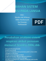 Perubahan Sistem Respirasi Pada Lansia