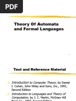 Theory of Automata and Formal Languages