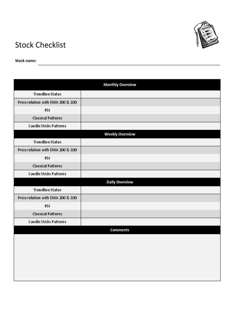 Stock Analysis Checklist Guide | PDF