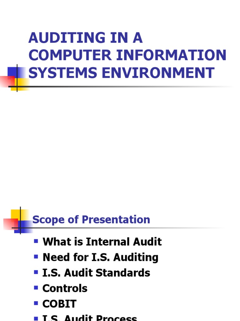 Internal Audit in Information Systems | PDF | Audit | Internal Control