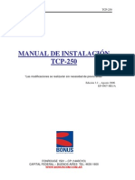 Bonus TCP-250 Manual de Instalacion Ed.3.1