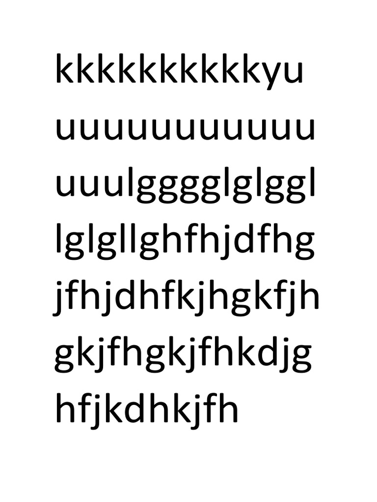 Document Placeholder Text | PDF
