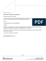Ministerio Público: Decreto 1195/2018 DECTO-2018-1195-APN-PTE - Nombramiento