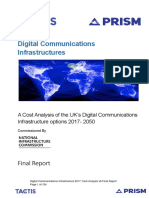 Cost analysis of UK digital communications infrastructure options from 2017-2050