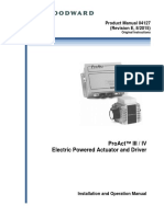 Proact™ Iii / Iv Electric Powered Actuator and Driver: Product Manual 04127 (Revision E, 8/2015)