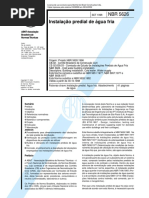 NBR 05626 - 1998 - Instalação Predial de Água Fria - Hidráulica