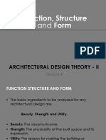 Function Structure and Form