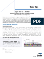 Tek Tip: Inkjet Inks at A Glance