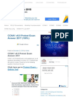 CCNA1 v6.0 Pretest Exam Answer 2017 (100%) - CCNA v6