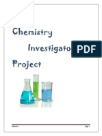 Chemistry Investigatory