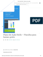 Plano de Ação 5w2h - Planilha para Baixar Grátis