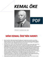 Mim Kemal Öke: Öykü Sorgun 9A