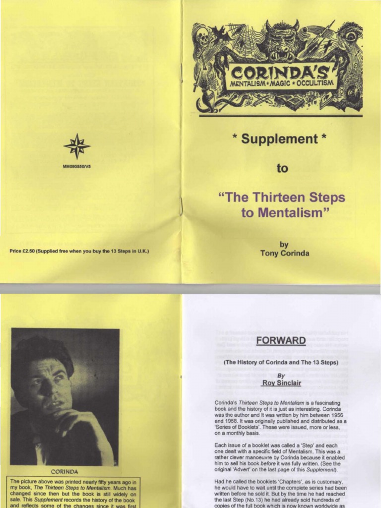 13 Steps To Mentalism Pdf Free Download