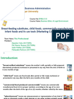 Breast-Feeding Substitutes, Child Foods, Commercially-Manufactured Infant Foods and Its Use Tools (Marketing Control) Act, 2013