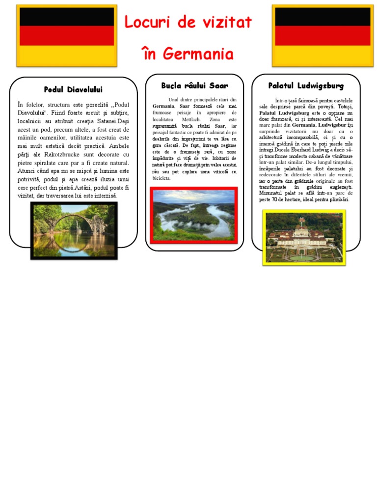 Locuri de Vizitat Germania | PDF