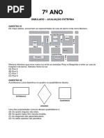 Simulado 7º Ano