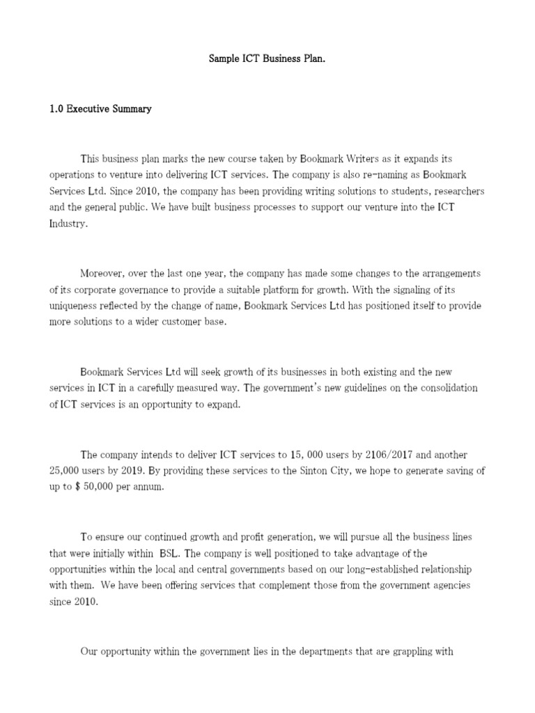 business plan sample illinois pdf