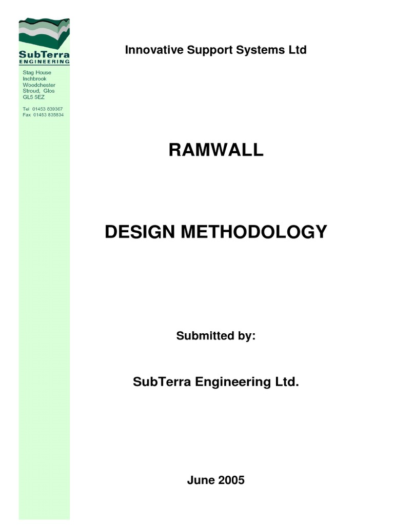 Ramwall: Innovative Support Systems LTD | PDF | Stress (Mechanics ...
