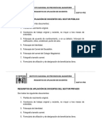 Requisitos Afiliacion Imprema PDF