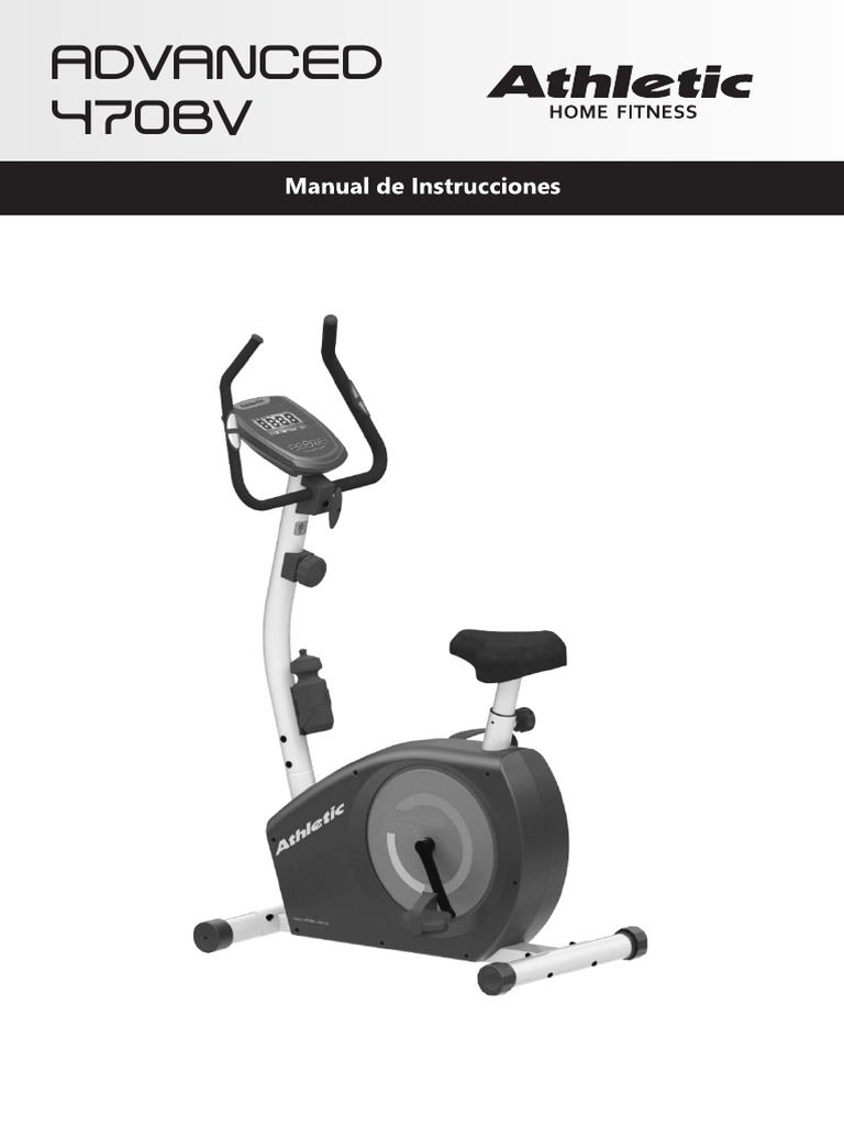 Bicicleta estatica athletic manual sale