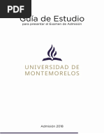 Guia examen de admisión