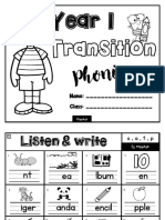 Year 1 Transition Phonics 2.0