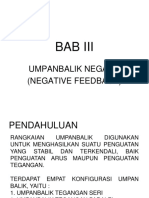 Bab III Umpanbalik