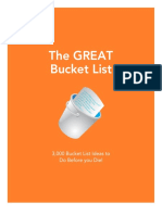 3,000 Bucket List Ideas to Inspire Your Dreams