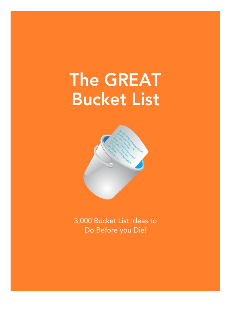 3,000 Bucket List Ideas to Inspire You to Live Your Best Life
