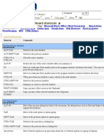 Microsoft Word 2007 Keyboard Shortcuts: Tags