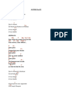 Notre Place Lead Sheet PDF