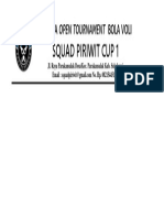 Squad Piriwit Cup 1: Panitia Open Tournament Bola Voli