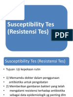1. Susceptibility Tes (Resistensi Tes)