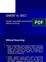 SA8000 Bsci: Socially Responsible Procurement (Ethical Sourcing)