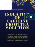 Isolation of Caffeine From Tea 1