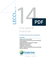 14 - GUIA PARA EL INSTRUCTOR - LECCIÓN 14 - Versión Preliminar