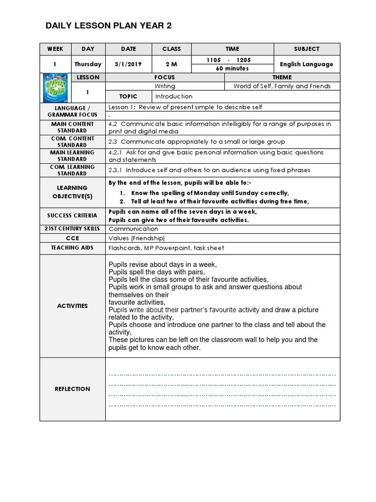 DETAILED LESSON PLAN SAMPLE PDF FOR PRIMARY SCHOOL TERM 2 visual data 7