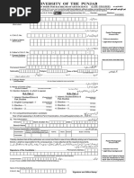 Admission Form For Bachelor of Arts/Science (Late College) : Part - I