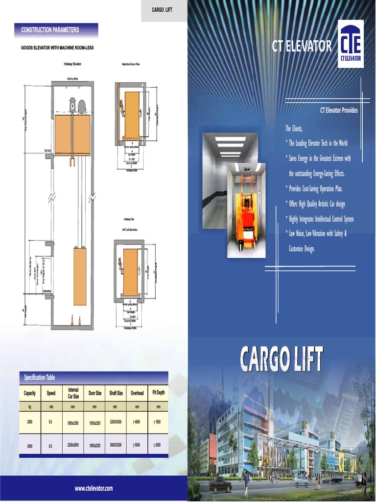 Specifications and Construction Parameters for a Machine RoomLess