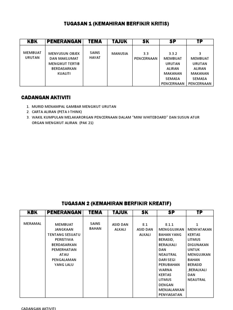 Rph Sains Tahun 3 2019 Pdf