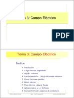 Resúmenes de física- Campo Eléctrico