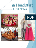 DLI Korean Headstart Cultural Notes PDF